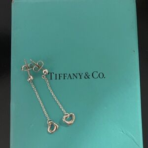 Tiffany’s Diamond by the Yard Open Heart Earrings!